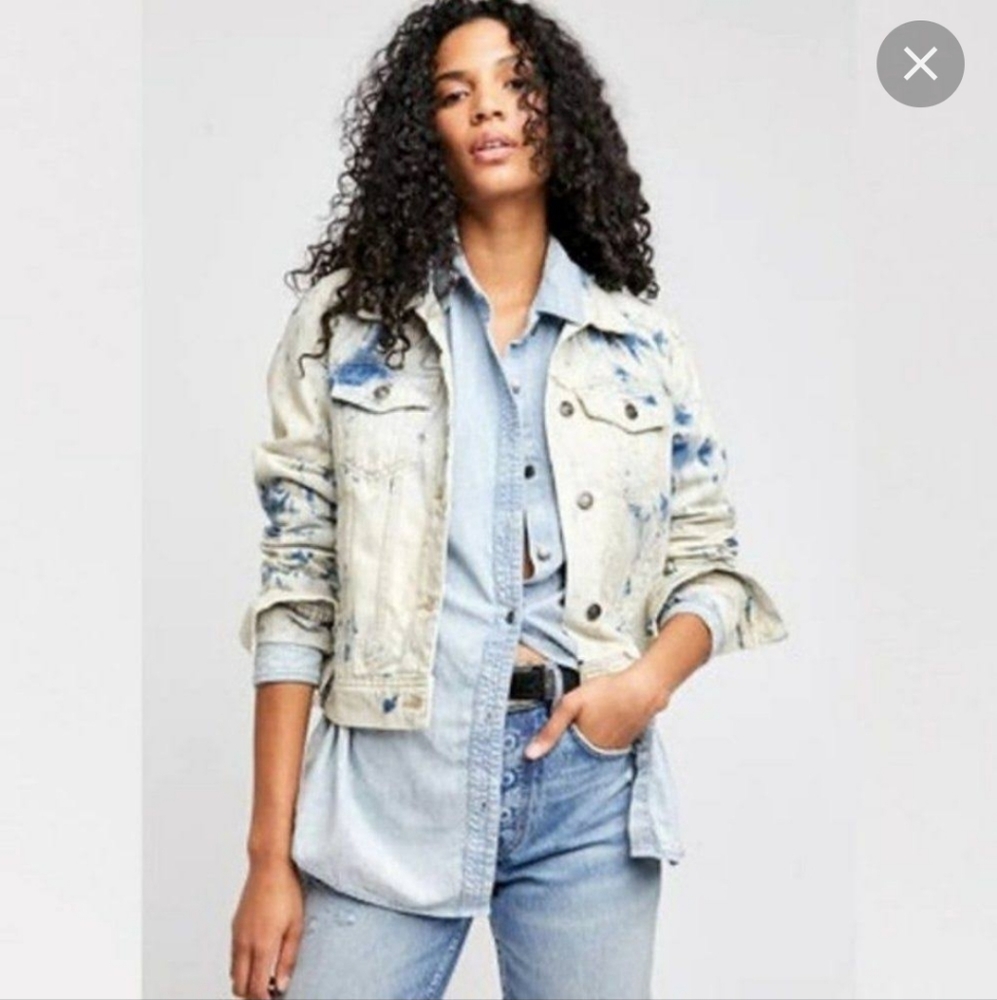 Free People Rumors Denim Jacket